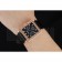 Piaget Emperador Limited Edition Black Dial Engraved Gold Case Black Leather Bracelet  1454137