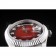Rolex Day-Date Polished Stainless Steel Two Tone Red Dial