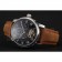 Patek Philippe Grand Complications Day Date Tourbillon Black Dial Numerals Stainless Steel Case Brown Suede Leather Strap 1453816