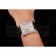Swiss Piaget Emperador Tourbillon Skeleton Silver Diamond Case Black Leather Bracelet 1453943