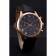 Omega DeVille Rose Gold Bezel with Black Dial and Black Leather Strap  621569