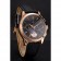 Patek Philippe Chronograph Black Guilloche Dial Rose Gold Case Black Leather Strap