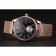 Patek Philippe Calatrava Small Seconds Black Dial Rose Gold Case And Bracelet