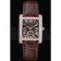 Cartier Tank MC Gold Diamond Case Brown Dial Brown Leather Strap  622170
