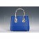 Prada Double Tote Blue With Python Handles 18926825