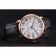 Cartier Ronde Louis Cartier White Dial Gold Case Black Leather Strap
