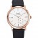 Piaget Altiplano Gold Case White Dial Black Leather Bracelet  622628