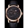 A. Lange & Sohne Lange 1 Black Dial Rose Gold Case Black Leather Strap