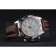 Swiss Breitling Certifie Stainless Steel Bezel Brown Croco Leather Bracelet White Dial 80285