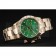 Rolex Cosmograph Daytona Green Dial Gold Case And Bracelet  1454244