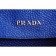 Prada Double Tote Pebbled Leather Blue  18927294