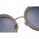 Miu Miu Noir Light Grey Full Circle Round Frames Sunglasses 307886