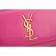 Saint Laurent Classic Monogram Clutch Fuchsia 608325