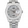 Rolex DayDate Diamond Plated Stainless Steel Bracelet Diamond Plated Dial 41986