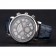 Cartier Rotonde Chronograph Black And White Dial Stainless Steel Case Blue Leather Strap