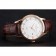 Vacheron Constantin Patrimony Chronometre Royal White Dial Rose Gold Case Brown Leather Strap