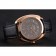 Hermes Dressage Light Brown Dial Rose Gold Case Black Leather Strap