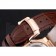 Patek Philippe Nautilus White Dial Rose Gold Case Brown Leather Strap