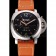 Panerai Radiomir Stainless Steel Bezel Orange Leather Bracelet  622317