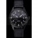 IWC Mark XVll Black Dial Black Stainless Steel Case Black Leather Strap