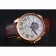 Cartier Calibre Tourbillon White Dial Gold Case Brown Leather Strap  622753