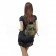 Burberry Medium Backpack Green Nylon Black Leather Trim 18927046