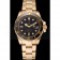 Swiss Rolex Submariner Black Dial Black Bezel Yellow Gold Case And Bracelet