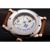 Patek Philippe Grand Complications Day Date Tourbillon Black Dial Rose Gold Case Brown Suede Leather Strap 1453814