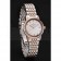 Patek Philippe Calatrava Ladies White Dial Rose Gold Case Two Tone Bracelet 1453832