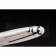 MontBlanc Silver Rimmed Grooved Black Ballpoint Pen With MB Engraved Silver Cap