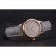 Patek Philippe Calatrava Gray Dial Rose Gold Case Gray Leather Strap