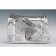 Dior Metallic Perforated Diorama Small Flap Bag Silver 18926717