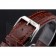 IWC Portofino Tourbillon White Dial Blue Markings Stainless Steel Case Brown Leather Strap