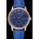 Vacheron Constantin Patrimony Power Reserve Blue Dial Gold Diamond Case Blue Leather Bracelet  1454270