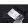 U-Boat 1001 White On Black Dial Stainless Steel Case Rubber Bracelet  622706