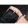 Piaget Emperador Limited Edition Black Dial Engraved Gold Case Black Leather Bracelet  1454137