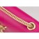 Saint Laurent Cassandre Tassel Fuchsia Chain Shoulder Bag