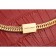 Saint Laurent Medium Tassel Crocodile Leather Clutch Bag Dark Red