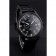 IWC Mark XVll Black Dial Black Stainless Steel Case Black Leather Strap