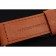 Panerai Radiomir Stainless Steel Bezel Orange Leather Bracelet  622317