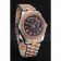 Swiss Rolex Day-Date Diamonds And Rubies Black Dial Rose Gold And Staineless Steel Bracelet 1454106