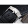 Piaget Emperador Limited Edition Black Dial Engraved Silver Case Black Leather Bracelet  1454136