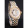 Swiss Patek Philippe Calatrava Openworked Stainless Steel Case Gold Bezel Two Tone Bracelet