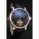 Patek Philippe Complications Moonphase Tourbillon Black Dial Rose Gold Case Black Leather Strap
