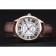 Cartier Drive De Cartier White Dial Gold Case Brown Leather Bracelet 1454213