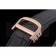 Cartier Tank Anglaise 30mm White Dial Gold Case Black Leather Bracelet