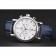 Omega Seamaster Vintage Chronograph White Dial Blue Hour Marks Stainless Steel Case Blue Leather Strap