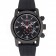 Round Burberry Sport Athlete Chronograph Black Case Triple-eye Black Rubber Bracelet   622619