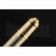 Cartier Gold Rimmed Gold Wave Pattern Upper Body Red Ballpoint Pen  622771