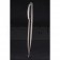 Christian Dior Horizontally Grooved Upper Body Dark Grey Ballpoint Pen  622749